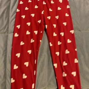 LulaRoe heart leggings